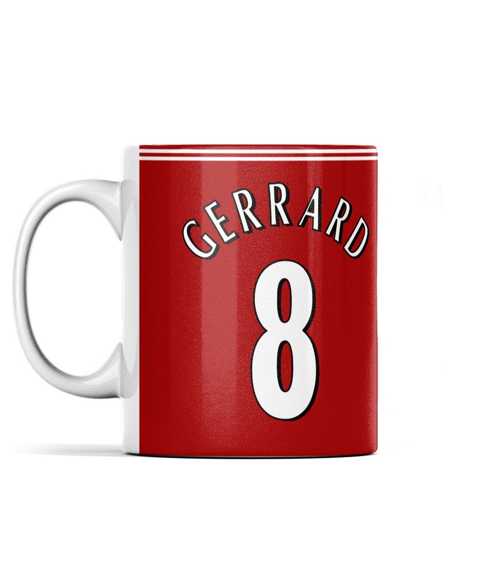 Steven Gerrard Retro Liverpool Mug 2006/08 Home - Football Posters