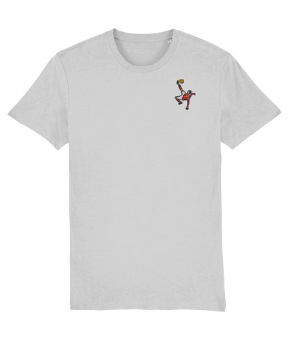 Rooney Overhead Kick | Embroidered T-Shirt - Football Posters - Embroidered T-Shirt