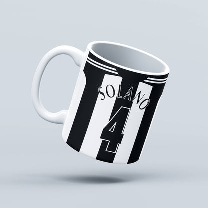 Solano 2002 Retro Newcastle Mug - Football Posters