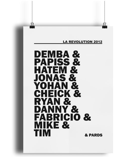 La Revolution 2012 Newcastle Poster - Football Posters