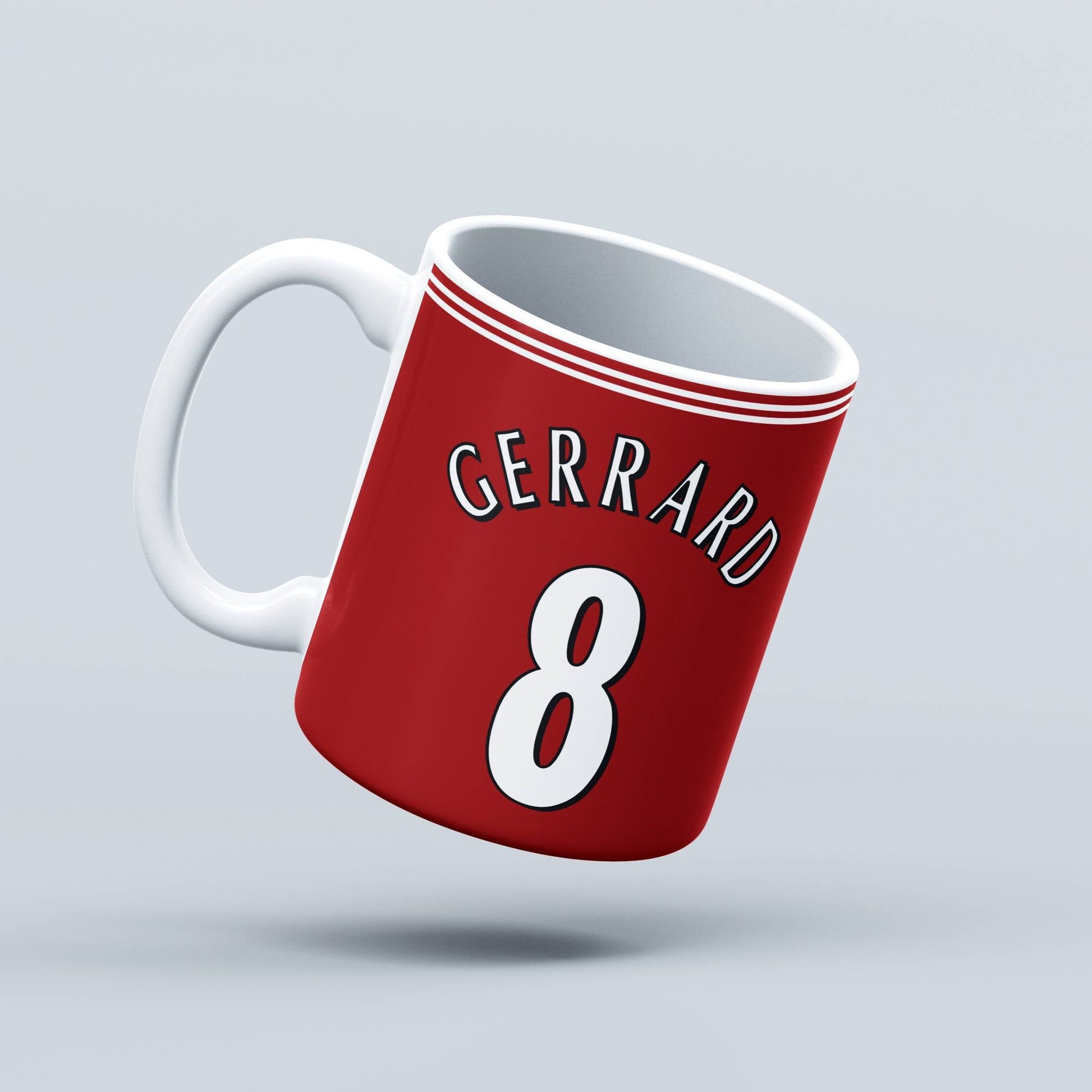 Steven Gerrard Retro Liverpool Mug 2006/08 Home - Football Posters